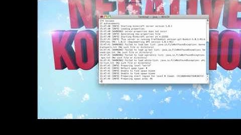 How to make a minecraft server update 1.0 using a mac