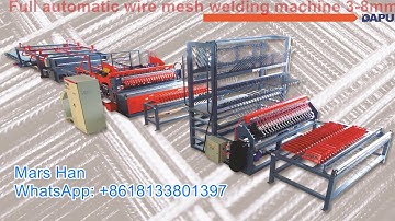 Full Automatic Pneumatic Wire Mesh Welding Machine For Construction Mining Roll and Panel Mesh