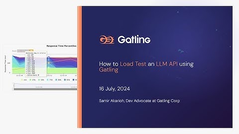 How to Load Test an LLM API using Gatling