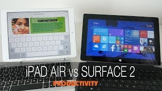 Apple iPad Air vs Microsoft Surface 2 - Productivity