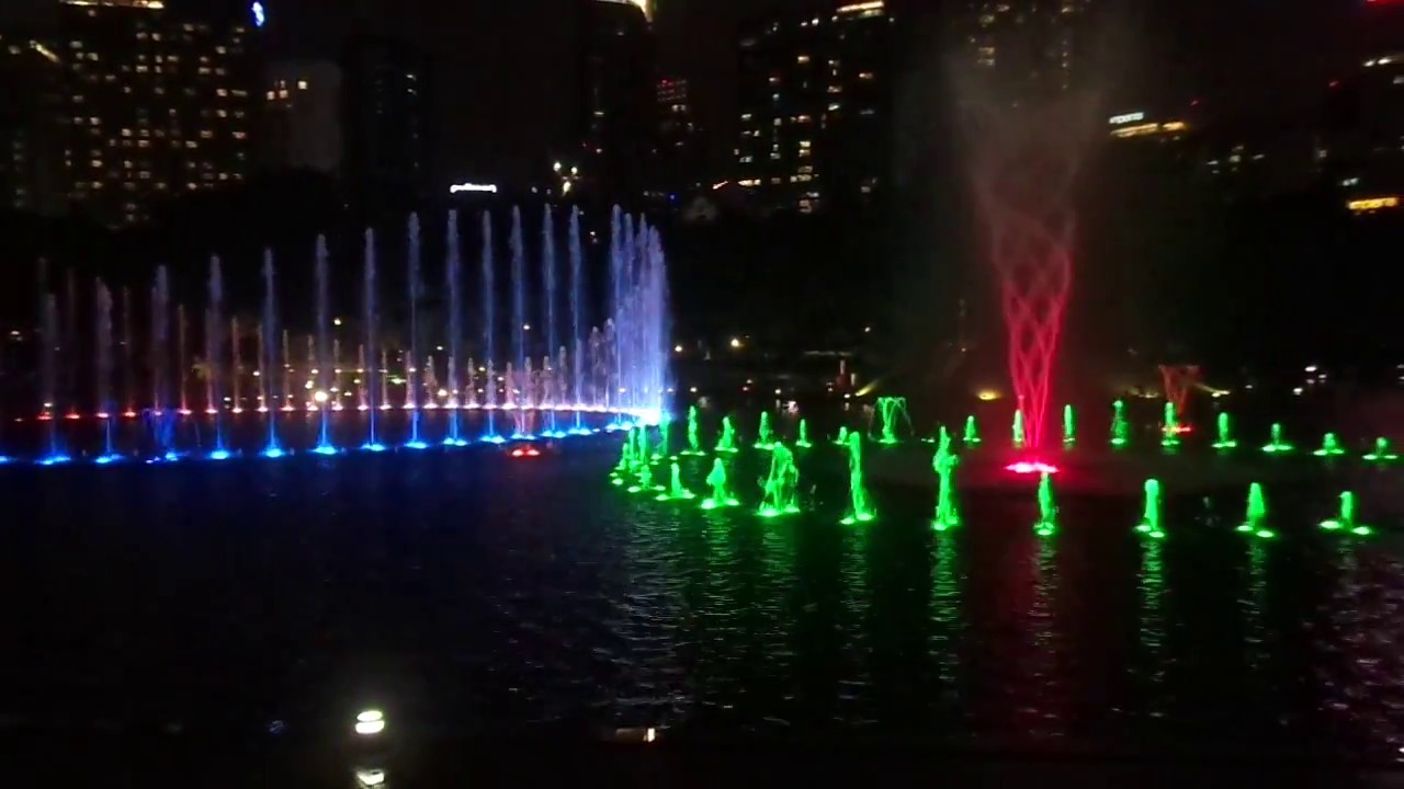 KLCC Lake Symphony Water Fountain Show YouTube
