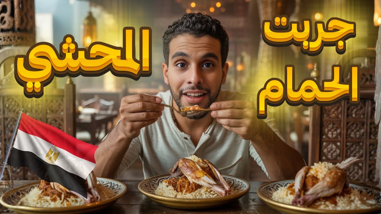 مصر فاجأتني 😨… حمام محشي وذكاء اصطناعي!