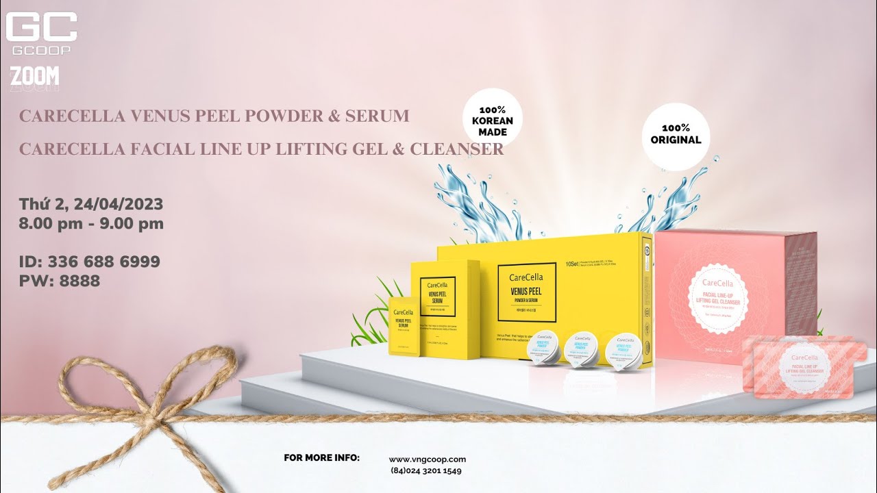 SẢN PHẨM CareCella Facial Line Up Lifting Gel & Cleanse ️CareCella
