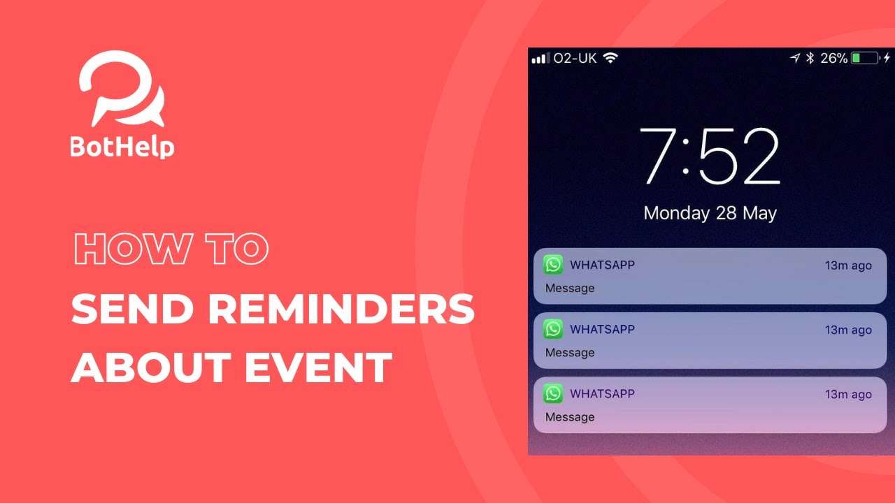 How to send reminders about event in WhatsApp - YouTube