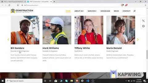 The7 Theme as a Construction website || Shortintro || Themeintro