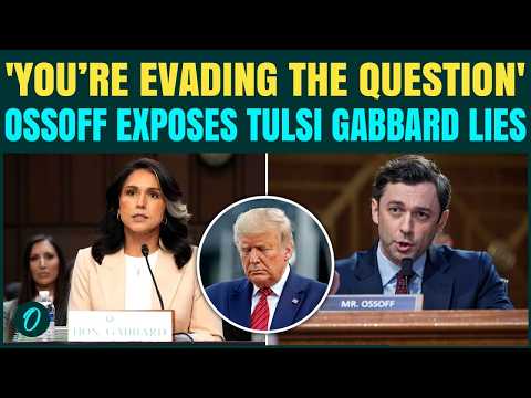 'Answer the Question': Ossoff CORNERS Gabbard on Trump’s Iran War Lies | US NEWS