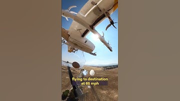 ​​Will it break? 🥚  Watch this delivery drone deliver a single egg! 😬