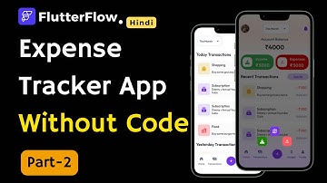 Expense Tracker App Flutter | FlutterFlow Tutorial To Create Expense Tracker App Without Code