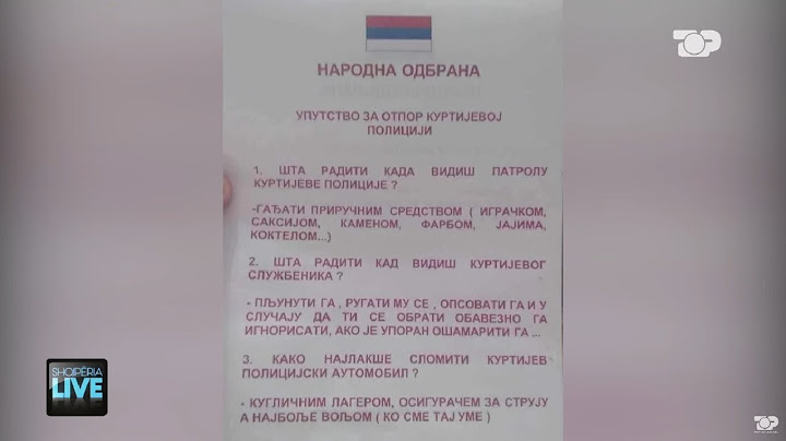 "Hidhni  bomba molotov", Tensione në Veri të Kosovës, serbët hedhin trakte - Shqipëria Live