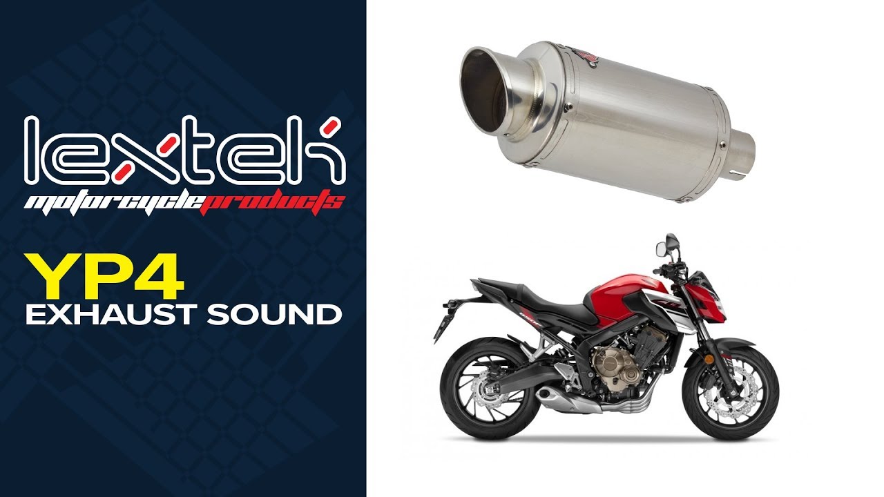 Lextek YP4 Exhaust Sound: Honda CBR650F (14-18)