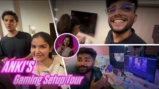 ANKITA GAMING SETUP TOUR! Pitaji Is Shocked & Jay Is Making Fun Of It 😂 @AnkkitaC