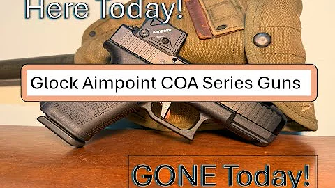 Glock 19 COA - Now military and Agency Only!