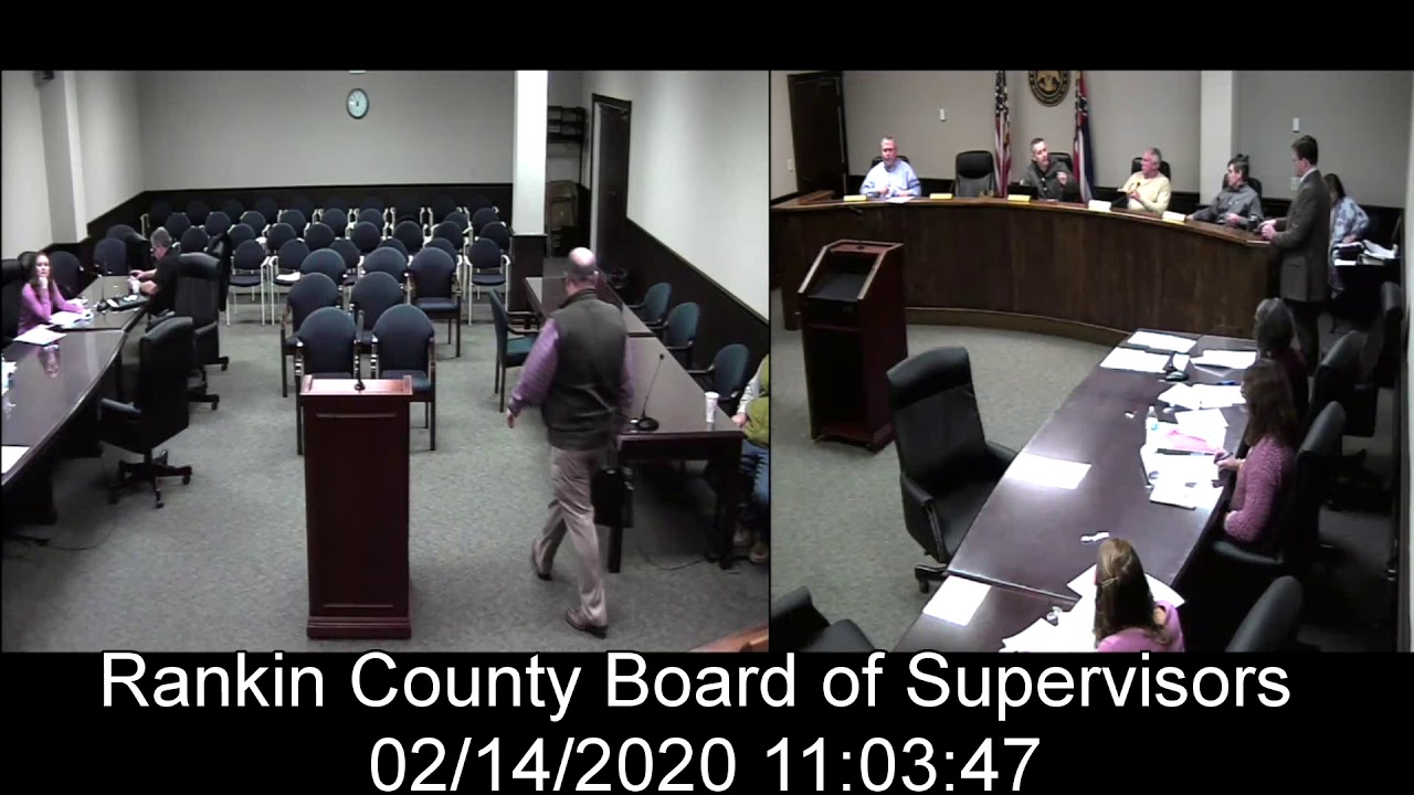 [2 of 2] Rankin County, MS Board of Supervisors meeting on date 02/14