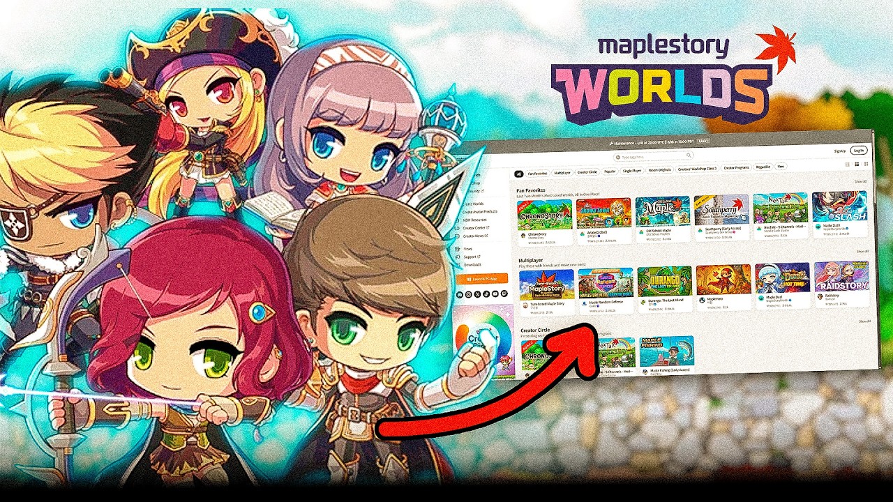 MapleStory Worlds Global Guide How to Play - YouTube