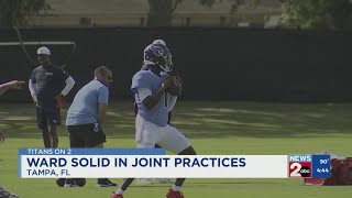 Titans QB Cam Ward solid in joint practices
