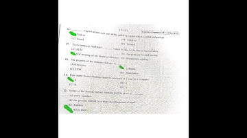 COMPANY LAW PAPER SOLVED |B.COM SEMESTER 2| CALCUTTA UNIVERSITY| #companylawyer #cuexam