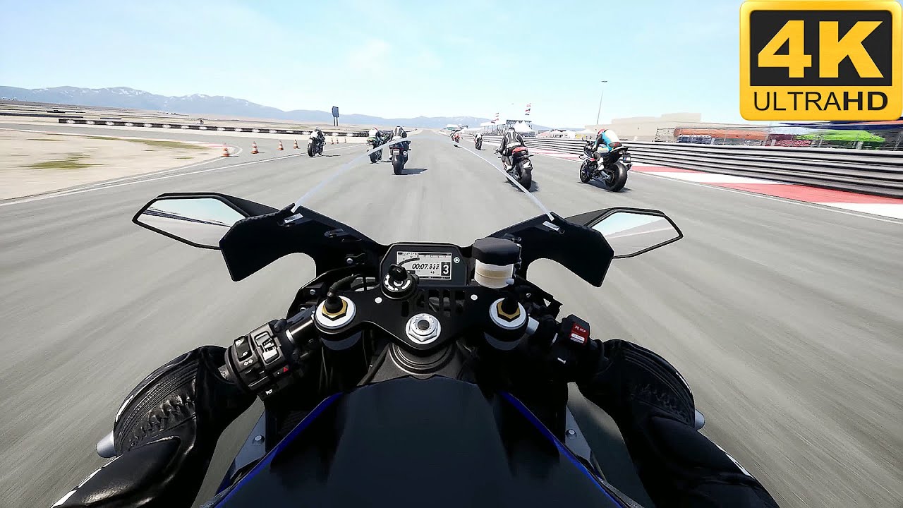 Unleashing the Beast: Yamaha R1M Race at Track in America | Ride 4 Aggressive Gameplay [4K]