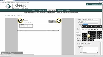Fidesic Training - Enter AP Invoices Into Fidesic