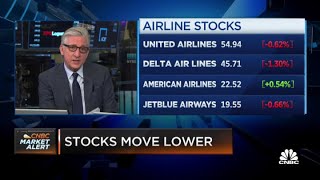 Stocks open lower at open amid weakness in tech