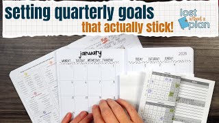 Quarterly Goal Planning for Real Life | January Setup in my Makselife Companion Notebooks screenshot 5