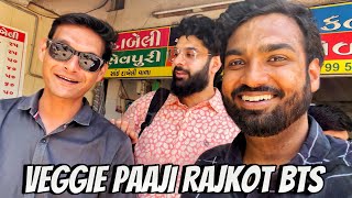 @VeggiePaaji  Rajkot Food Series Behind the Scenes