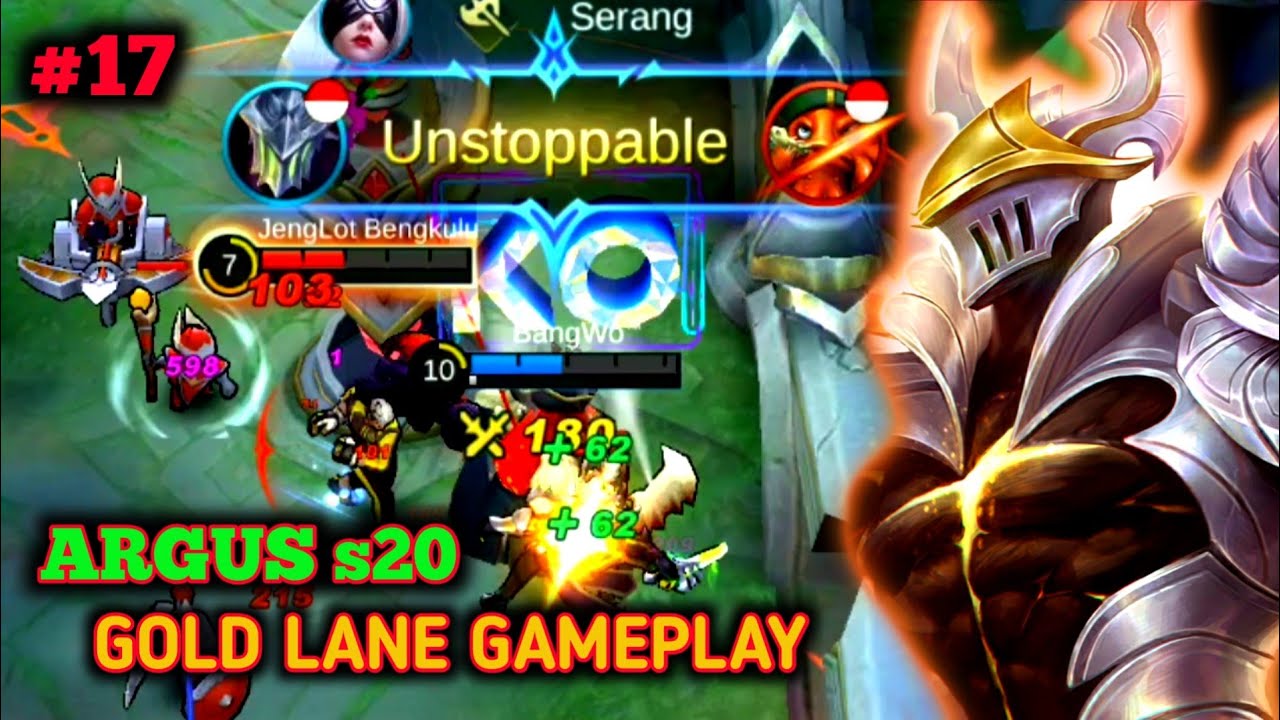 USTOPPABLE !!! ARGUS GOLD LANE GAMEPLAY || CARA BERMAIN ARGUS REVAMP 2021 - ARGUS TOP 1 GLOBAL