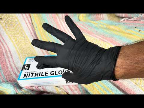 Borje Black Nitrile Gloves: How Big is the Large?