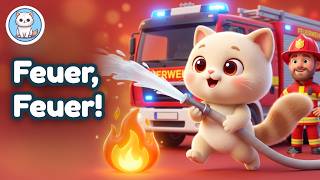 Tatütata! Das Löschauto-Lied 🚒 | Kinderlieder zum Mitsingen | Feuerwehr