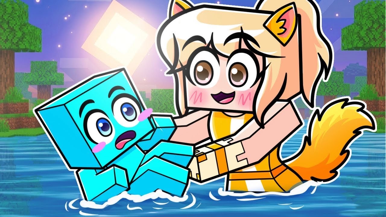 Salvado por Una LOBO ALFA en Minecraft!