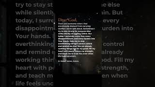 If this prayer aligns with you right now, Don’t forget to type “Amen” 🙏