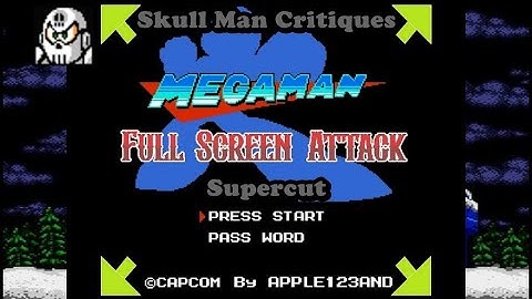 Mega Man Maker - Mega Man Full Screen Attack Supercut