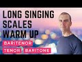 Long scales for singing tenor baritenor and baritone ranges singingwarmups vocalwarmup