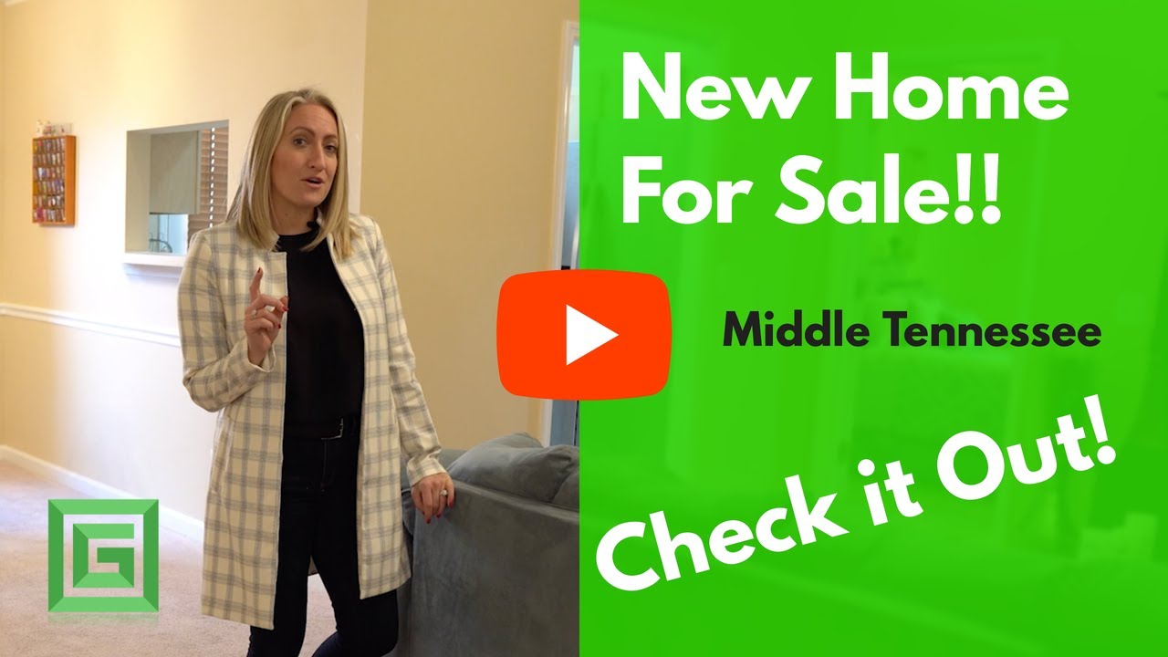 New Home for Sale Close to Nashville! Contact Green Property Brokers to