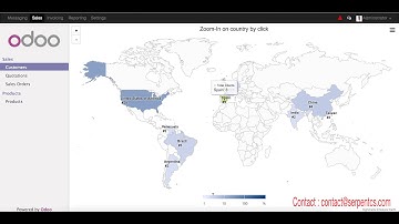 ODOO Highmap integration and map view
