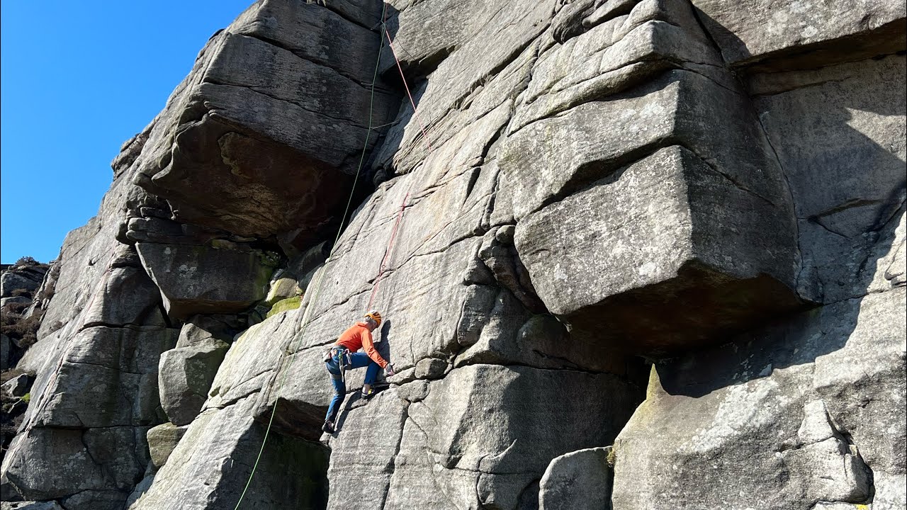 Inaccessible Crack (VS 4c) at Stanage North