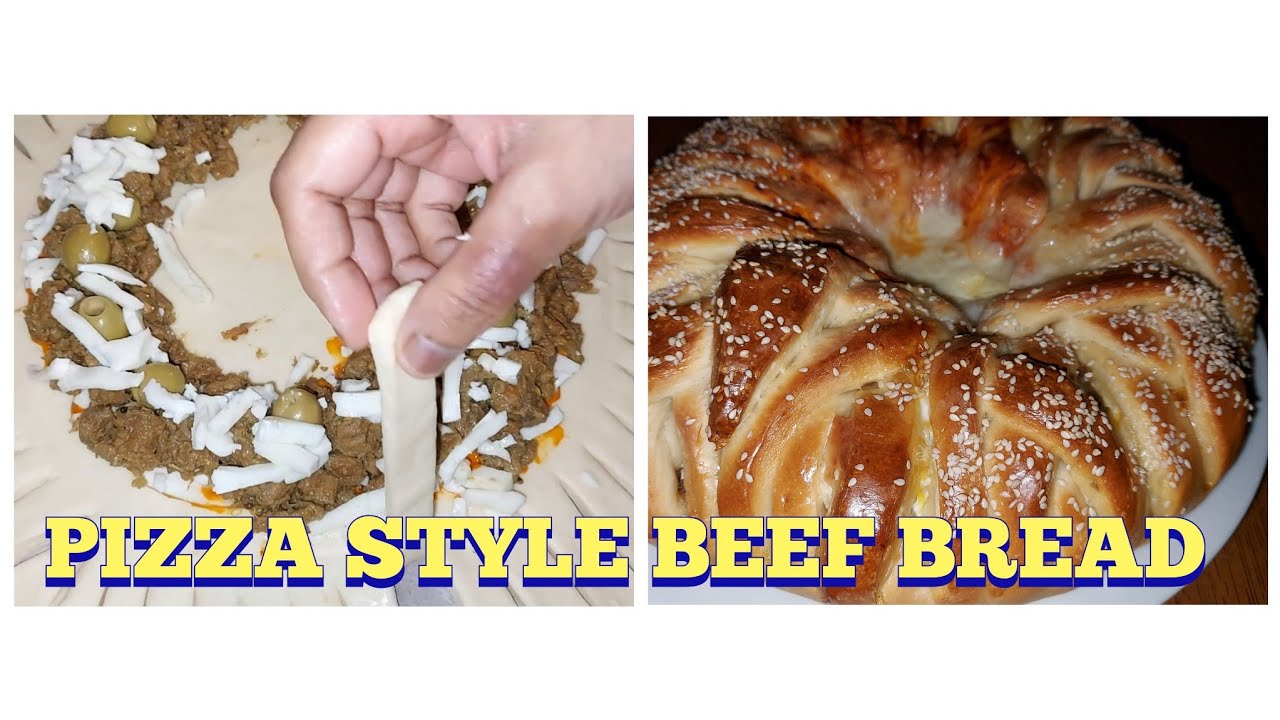 PIZZA STYLE BEEF BREAD RECIPEDELICIOUS BEEF BREAD😋😋 YouTube