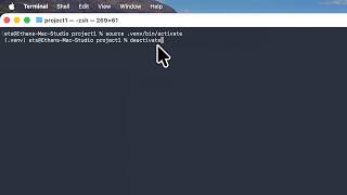 Deactivate Virtualenv Python in Terminal (How to Exit Virtual Environment)