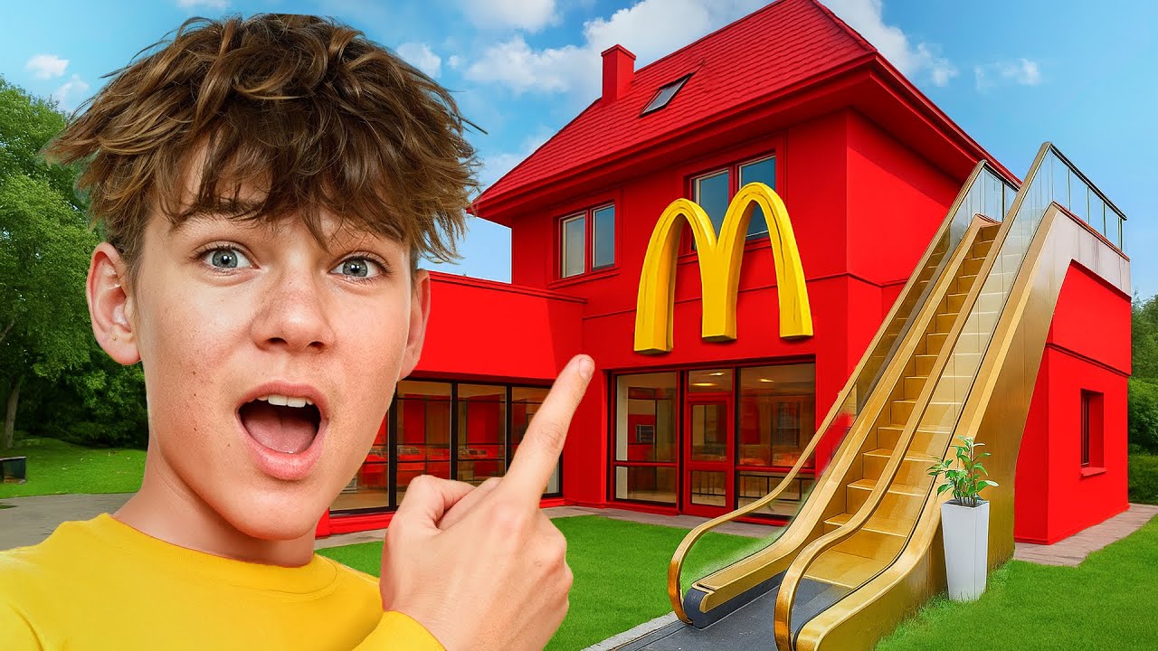 Иван Построил Секретный McDonald's в Своей Комнате