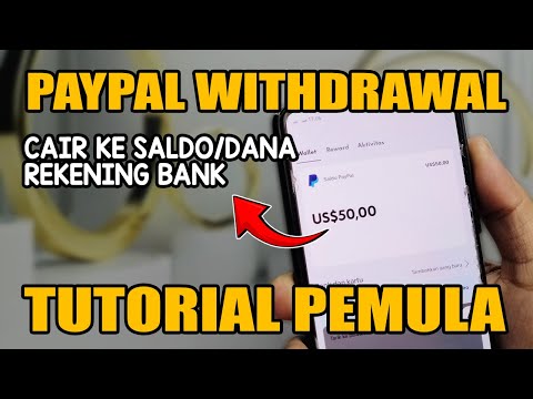 Cara Mencairkan Saldo PayPal ke Dana Rekening Bank Untuk Pemula | BKD tutorials PayPal Withdrawal