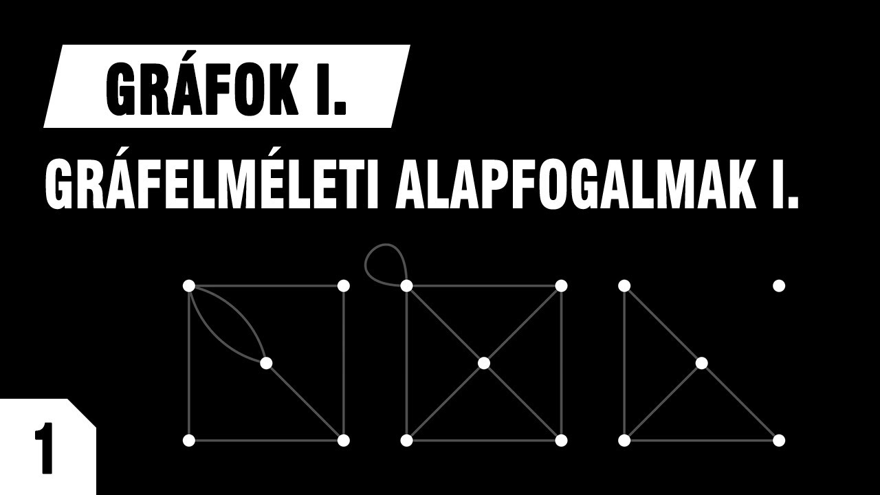 GRÁFOK 1. | GRÁFELMÉLETI ALAPFOGALMAK 1.
