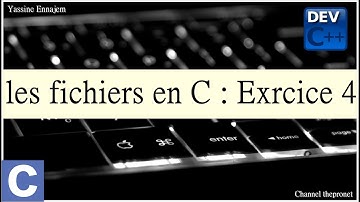les fichiers en C : Exercice 4 (Insérer un nouvel enregistrement dans  ... )