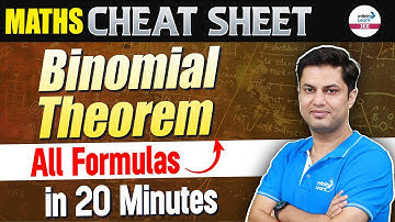 Binomial Theorem | All Formulas in 20 Mins | Math | JEE 2025 Preparation | @InfinityLearn-JEE