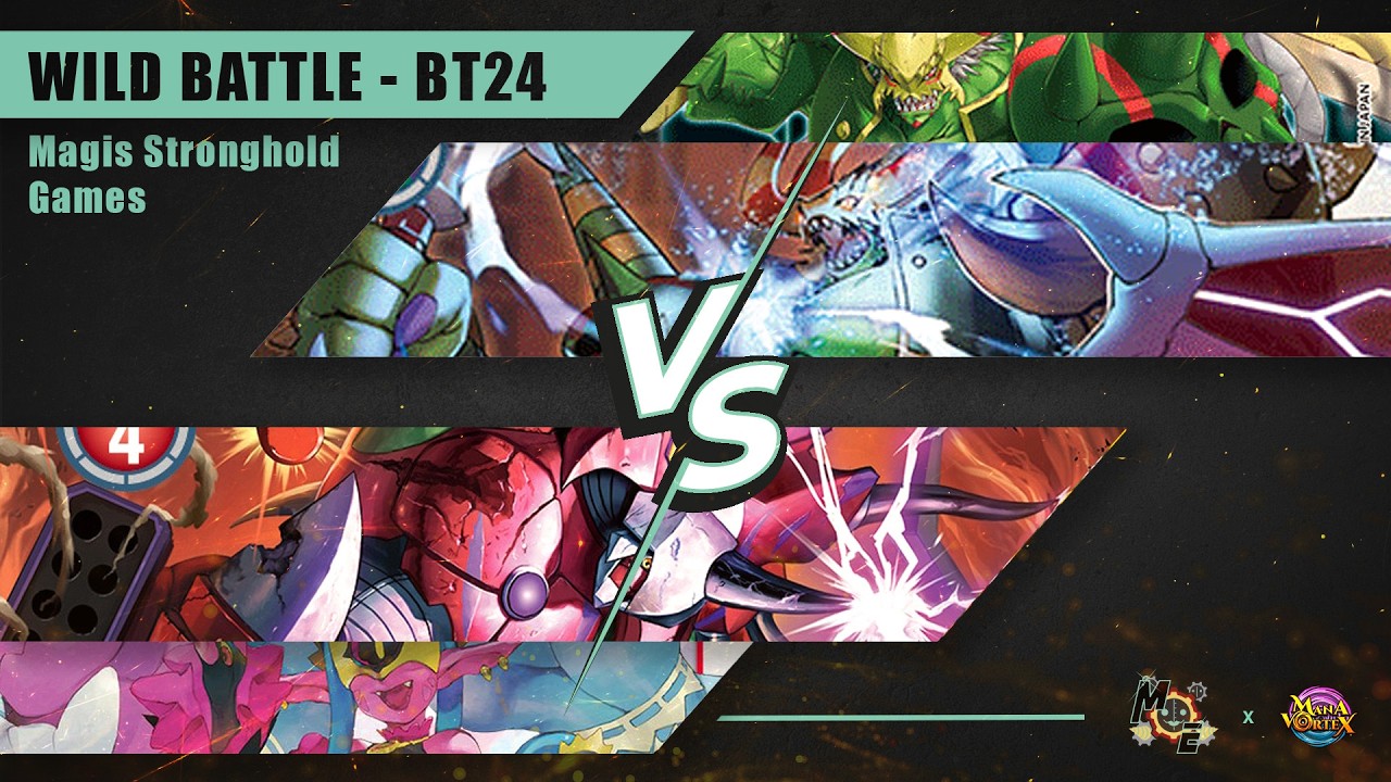 Wild Battle - Digimon TCG Magic Stronghold Canadá - BT24 (Medusamon VS Titamon)