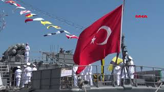 TCG İMBAT HÜCUMBOTU İLE TCG BOZCAADA KORVETİ HALKIN ZİYARETİNE AÇILDI