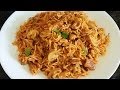 Spicy mushroom biryani