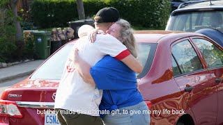 First time meeting the donor who saved her life - part 2