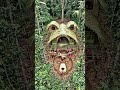 I Built a Giant Bear Head Bamboo House 😳🐻