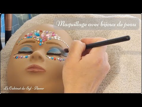 ASMR FR - Maquillage avec bijoux de peau (chuchotement)