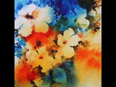 Video: Floral Watercolor And Colored Pencil Demo Od Karen Anne Klein