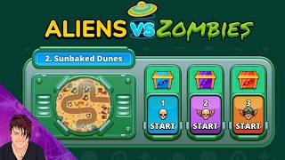 Tower Defense Challenge 2. Sunbaked Dunes - Level 1 - Aliens vs Zombies: Invasion | Rosie Rayne screenshot 5